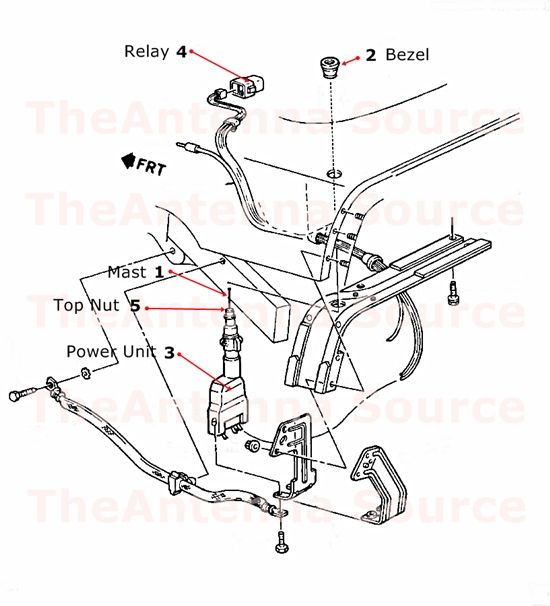 1993 Corvette Antenna Diagram