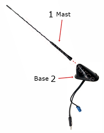 Lexus IS300 Antenna Diagram